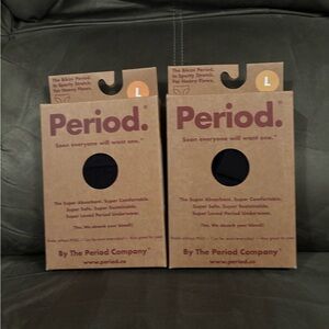 Women's Super Absorbent Panties - Black